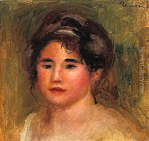 Portrait De Gabrielle 2 Oil Painting - Pierre Auguste Renoir