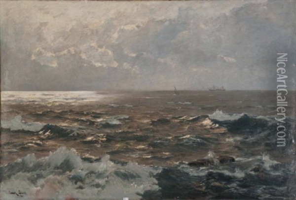 Marine Oil Painting - Erwin Carl Wilhelm Guenther