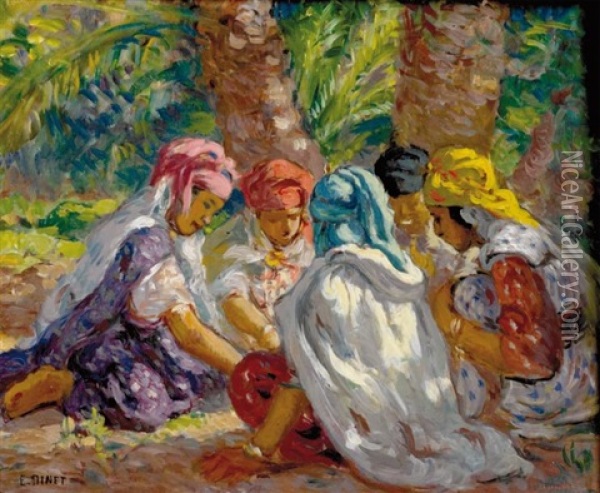 Jeu D'enfants Oil Painting - Alphonse Etienne Dinet