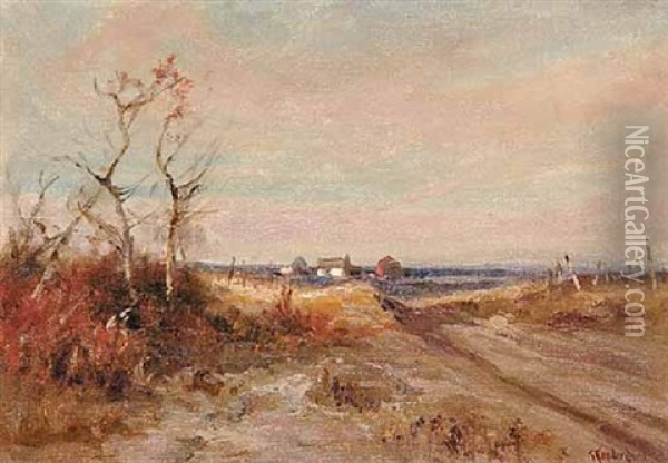 The Fawn Trail Oil Painting - Augustus Fredrick Kenderdine