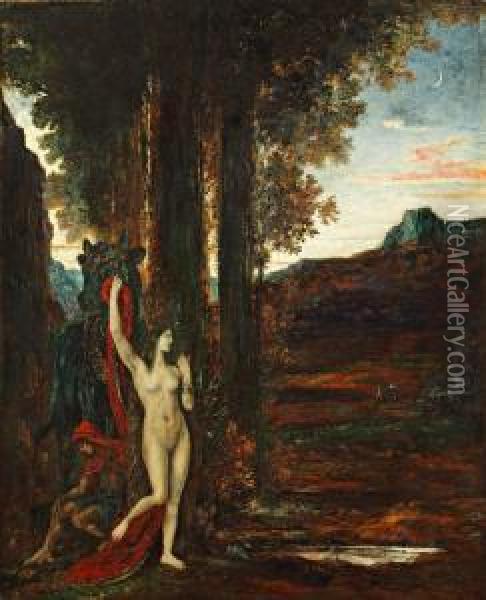 Pasiphae Oil Painting - Gustave Moreau