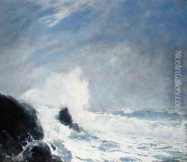 The Surf, 1907 Oil Painting - Emil Carlsen