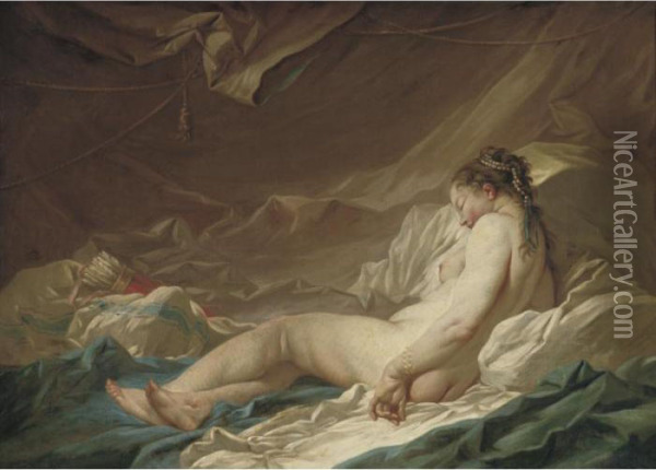 Sleep Of Venus Oil Painting - Francois Boucher
