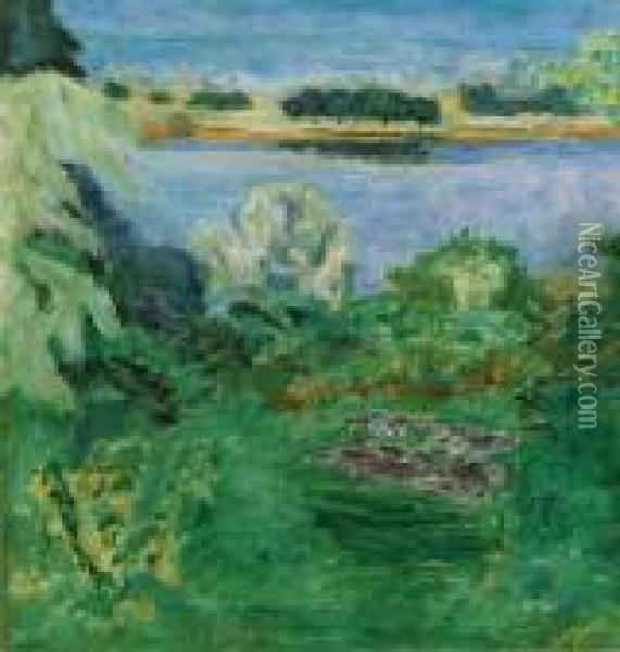 La Seine Vernonnet Oil Painting - Pierre Bonnard