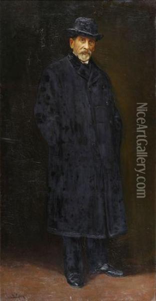 Retrato Masculino Oil Painting - Josep Maria Marques Garcia