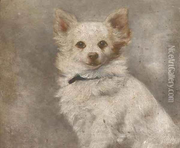 A chihuahua Oil Painting - French School