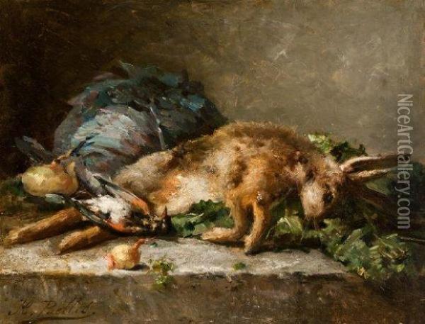 Nature Morte Oil Painting - Hubert Bellis