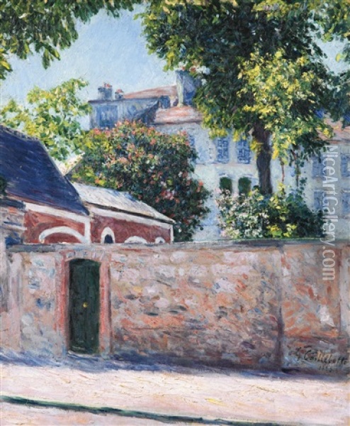 Maisons A Argenteuil Oil Painting - Gustave Caillebotte