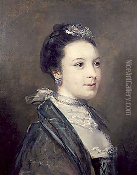 Portrait of a Lady Oil Painting - Sir Joshua Reynolds