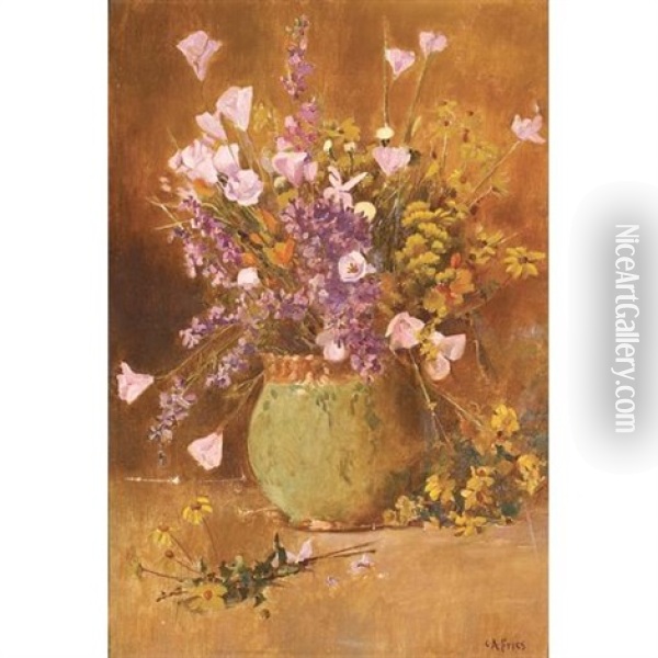 Summer Bouquet Oil Painting - Charles Arthur Fries