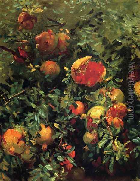 Pomegranates Oil Painting - John Singer Sargent