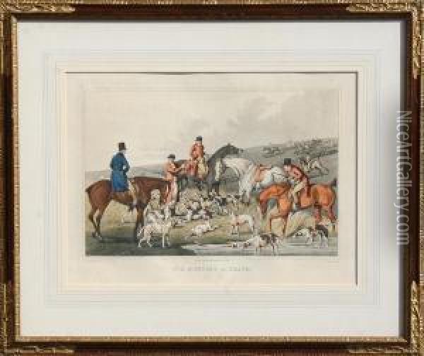Fox Hunting, The Death Oil Painting - Henry Thomas Alken