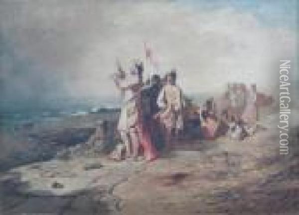 A Marine Proclamation Oil Painting - John Ritchie