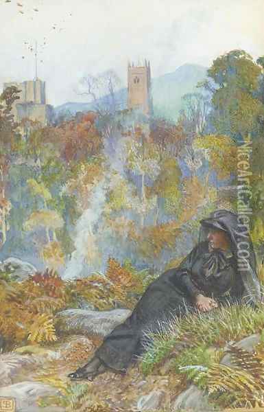 Autumn time Oil Painting - John Byam Liston Shaw