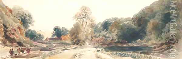 Summertime, Derbyshire Oil Painting - Peter de Wint