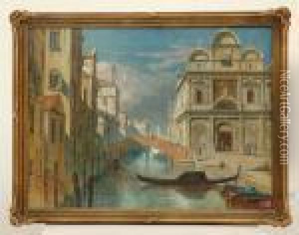 Venice Oil Painting - Antonietta Brandeis