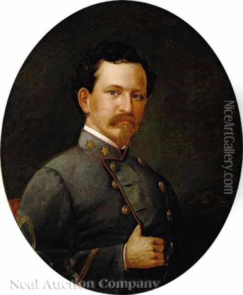 Lieutenant-colonel William Miller Owen, C.s.a Oil Painting - Theodore Sydney Moise