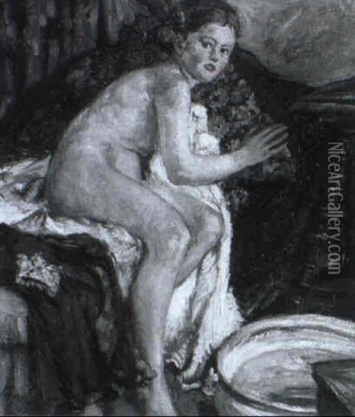 Weiblicher Akt Oil Painting - Paul Kapell
