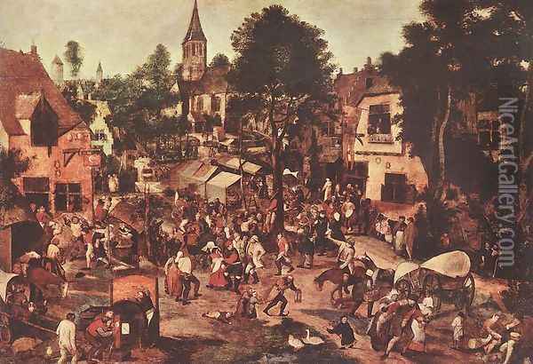 Village Feast Oil Painting - Pieter The Younger Brueghel