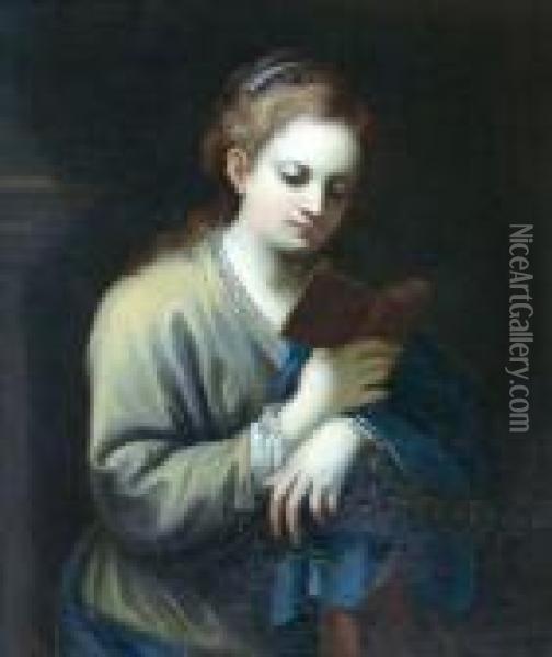 St Catharine Oil Painting - Carlo Dolci