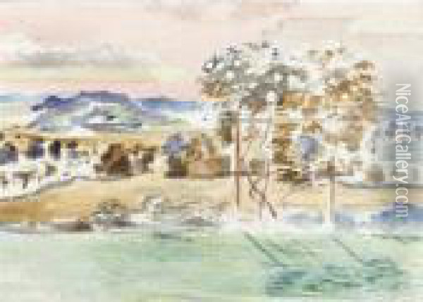 Madams Landscape Oil Painting - Paul Nash