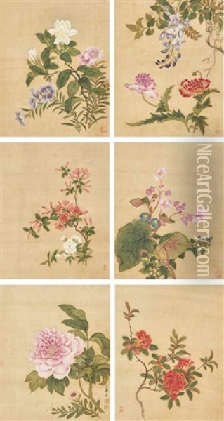 Bountiful Flowers Oil Painting -  Zou Yigui