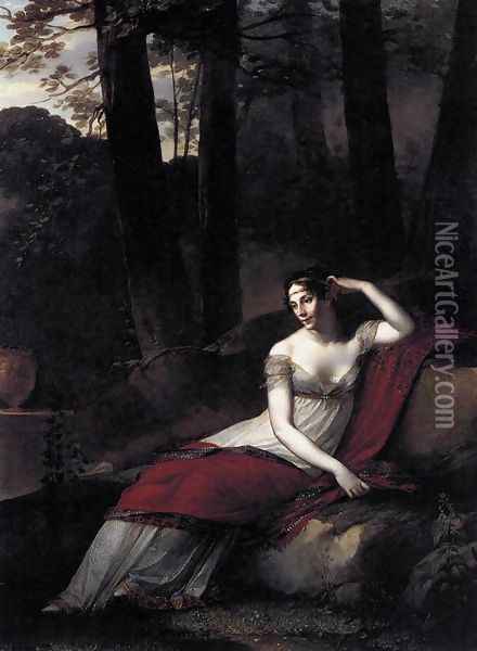 The Empress Josephine c. 1805 Oil Painting - Pierre-Paul Prud'hon
