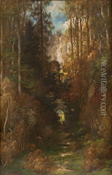 Sous-bois Oil Painting - Gustave Dore