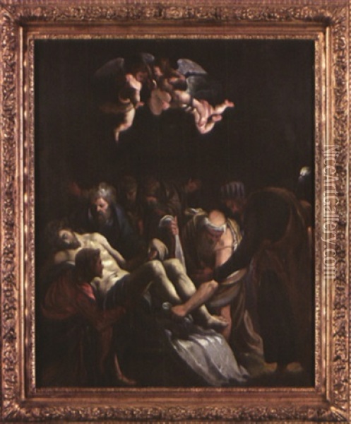 La Deposition Du Christ Oil Painting - Pasquale Ottino