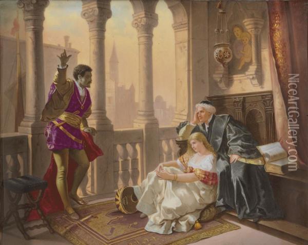 Othello Oil Painting - Carl Ludwig Friedrich Becker