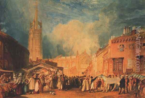 Louth Lincolnshire Oil Painting - Joseph Mallord William Turner