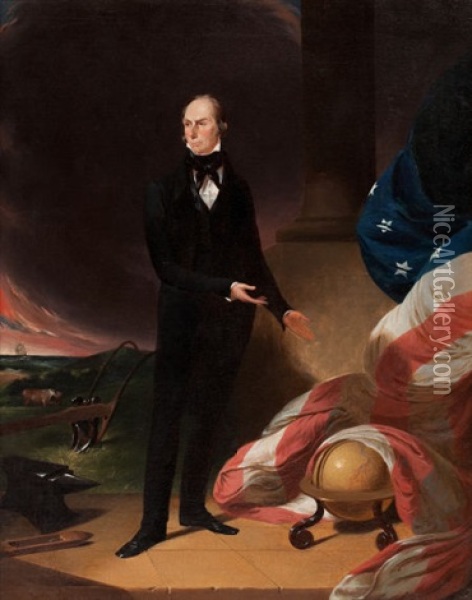 Henry Clay (after John Neagle) Oil Painting - Walter G. Gould
