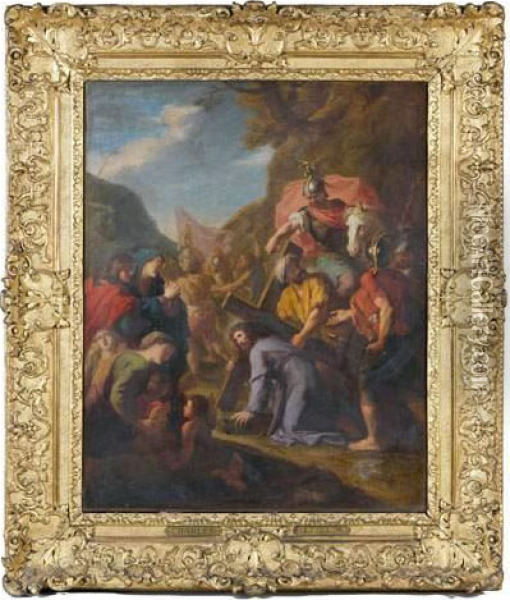 Le Portement De Croix Oil Painting - Henri Antoine de Favanne