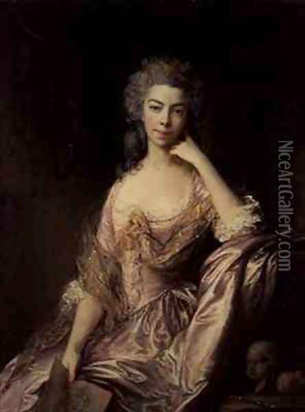 Miss Drummond Oil Painting - Thomas Gainsborough