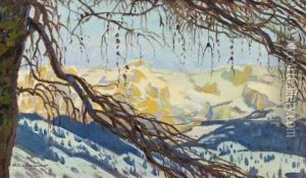 Winterlandschaft Oil Painting - Richard Carl Wagner