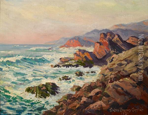 Malibu Coast Oil Painting - Walter Barron Currier