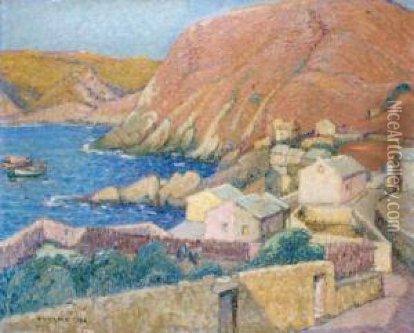 Pino, Cap Corse Oil Painting - Pierre Gaston Rigaud