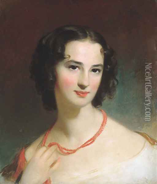 Mrs. James Montgomery, Jr. Oil Painting - Thomas Sully