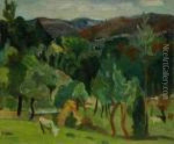 Landscape Oil Painting - Henri Epstein