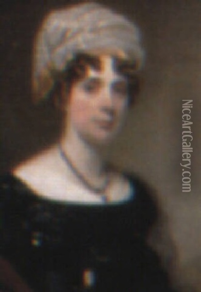 A Lady Oil Painting - Frederick Cruickshank
