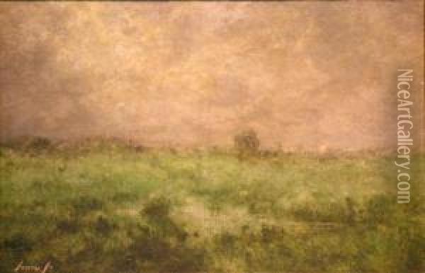 Spring Landscape Oil Painting - George Inness Jnr.