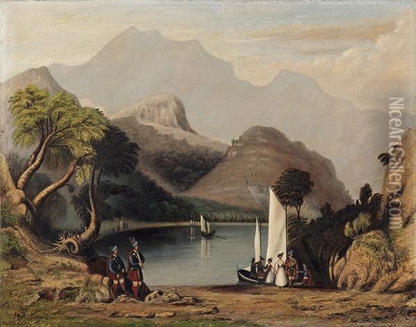 Loch Katrina Oil Painting - Daniel Clark