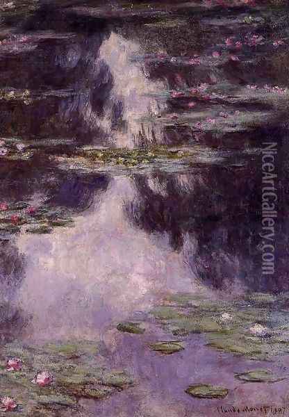 Water-Lilies 10 Oil Painting - Claude Oscar Monet