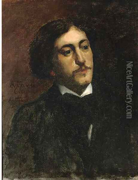 Portrait of a gentleman Oil Painting - Bernard Joseph Artigue