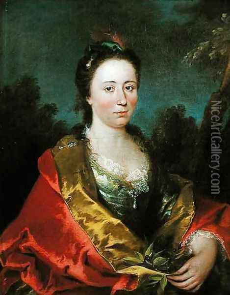 Marguerite-Marie Pater Oil Painting - Jean-Baptiste Joseph Pater