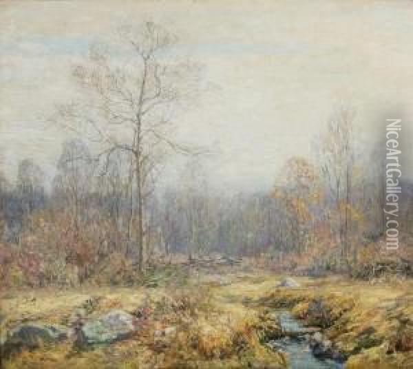 Connecticut Landscape Oil Painting - Wilson Henry Irvine
