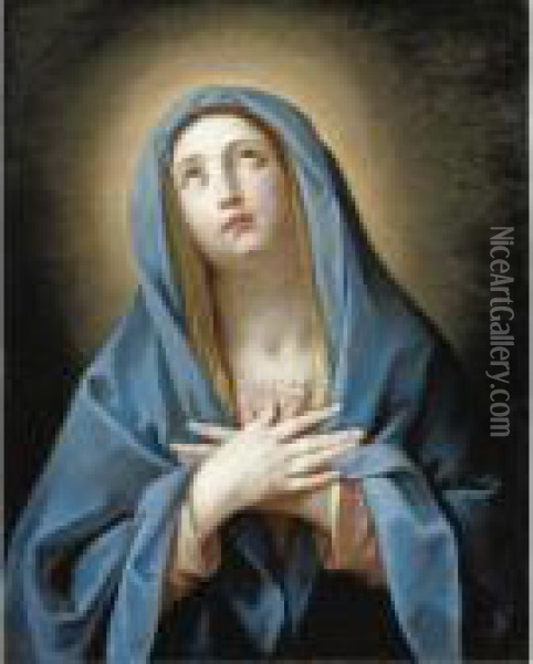 Vergine In Preghiera Oil Painting - Guido Reni