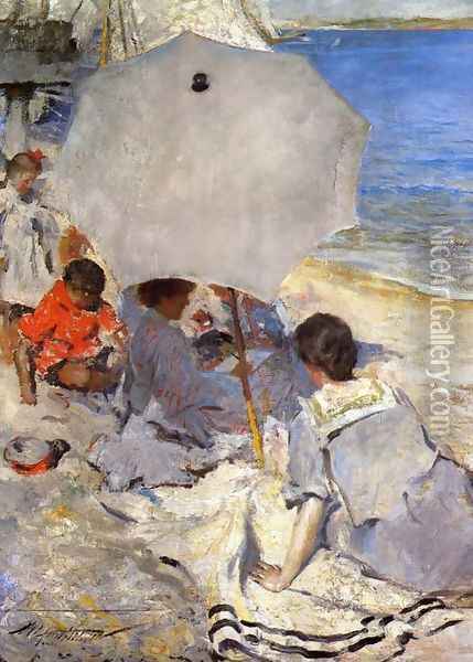 By the Sea Oil Painting - Charles Hawthorne