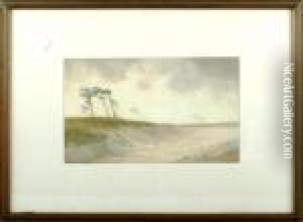 Sandhills, Near Bournemouth Oil Painting - William Tatton Winter