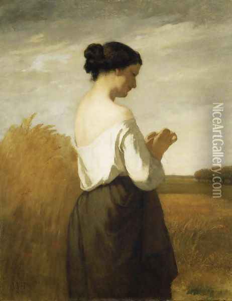 La Marguerite Oil Painting - William Morris Hunt